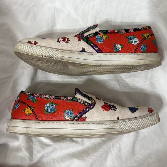 Women’s Coach Floral Parkside Tea Rose Slip-On Sneakers. Size 7 - Picture 6 of 11